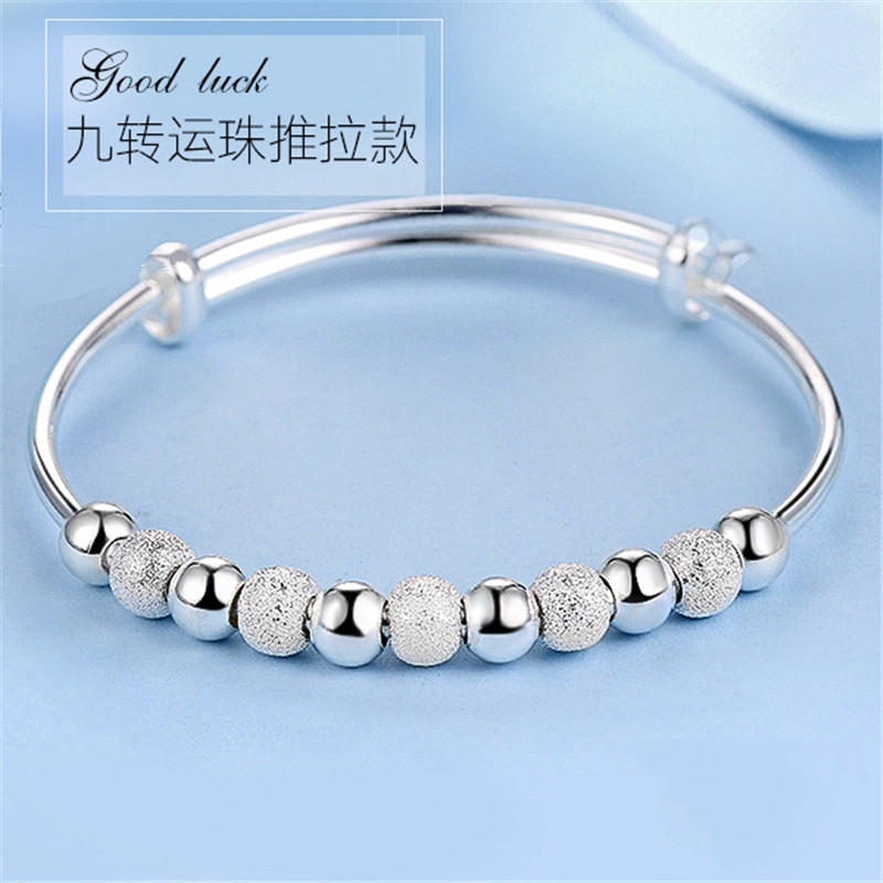 Vòng Tay Chuỗi Hạt Mạ Bạc / Đồng Thời Trang Cho Nữ