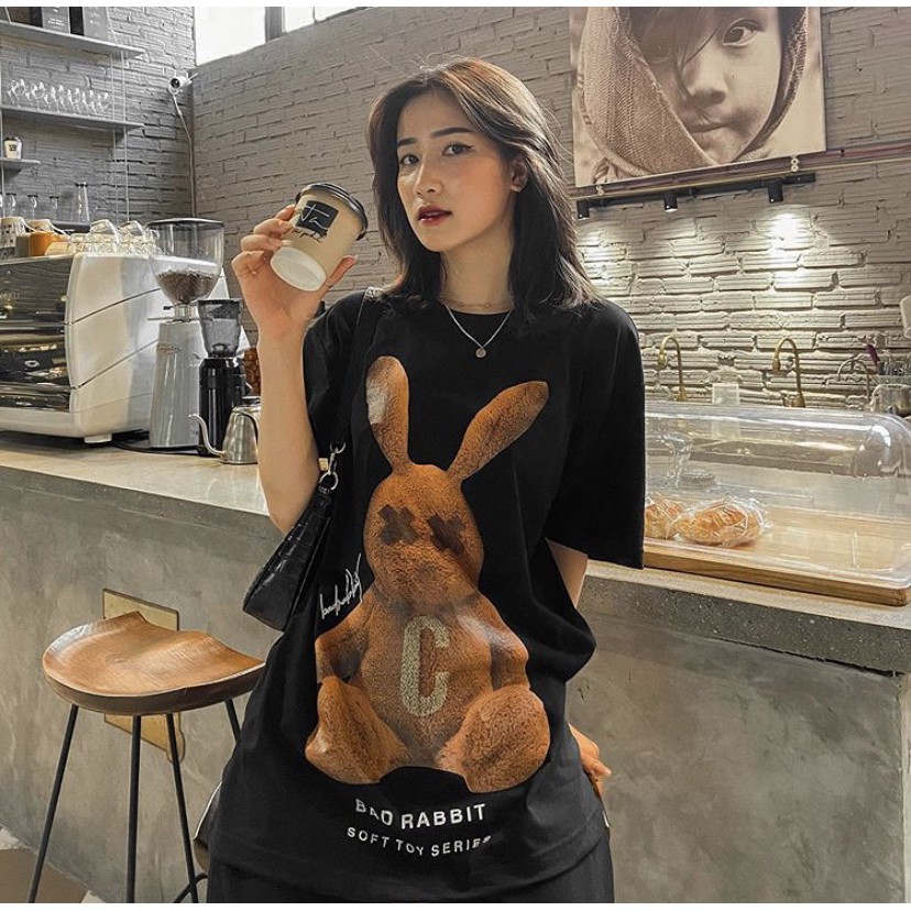 Áo Thun tay lỡ Bad Rabbit [ FREESHIP - GIÁ XƯỞNG ] 100% cottom Form UNISEX | BigBuy360 - bigbuy360.vn