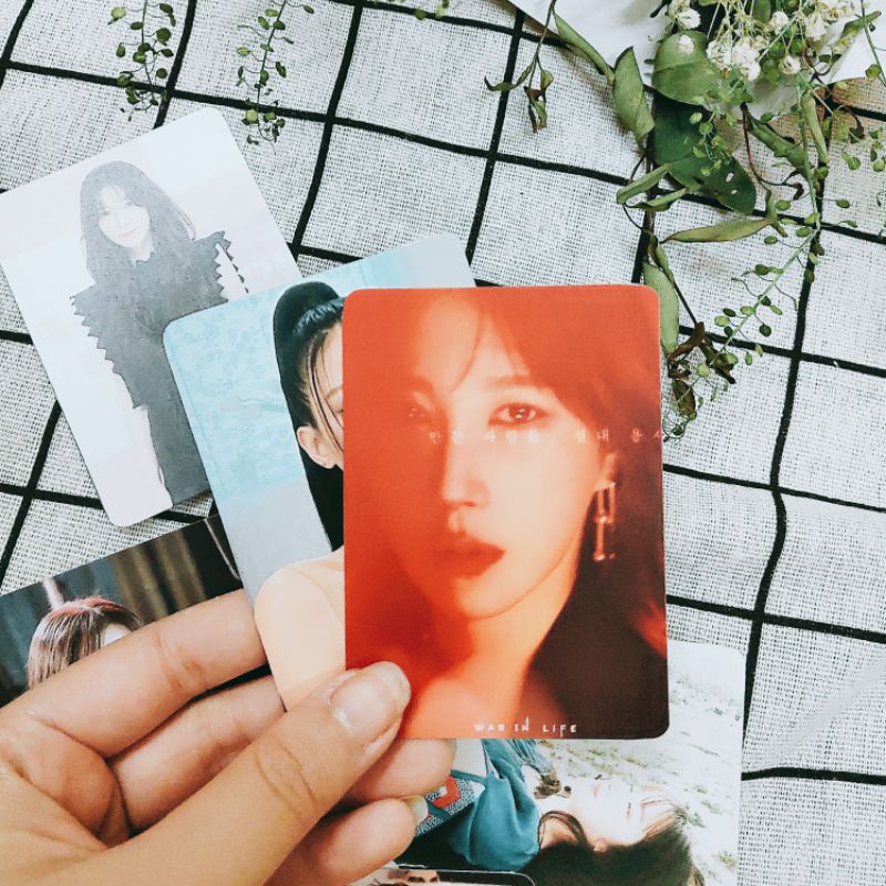 In card bo góc 2 mặt - 1 mặt theo yêu cầu size 5,3 x 8,5 cm