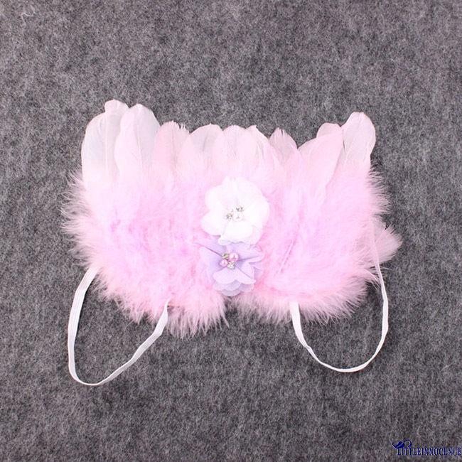 XZQ-Newborn Baby Toddler Angel Feather Butterfly Wings Hair Accessories