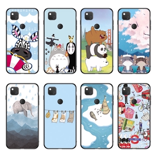 Ốp điện thoại TPU mềm in voi hoạt hình cho Google Pixel 3A XL /Pixel 4 XL /Pixel 4A