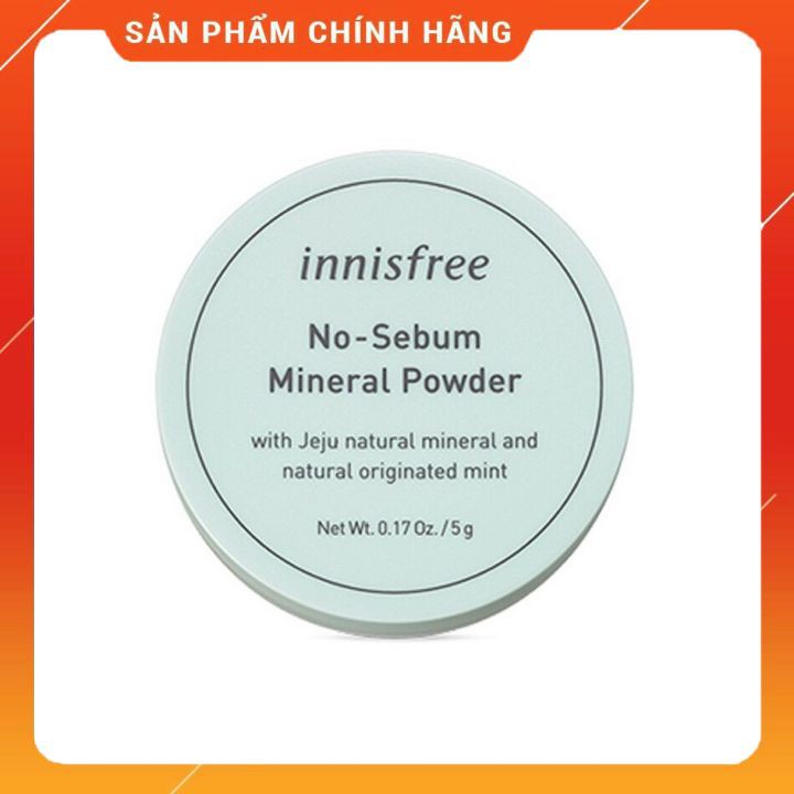 Phấn phủ kiềm dầu Innisfree No Sebum