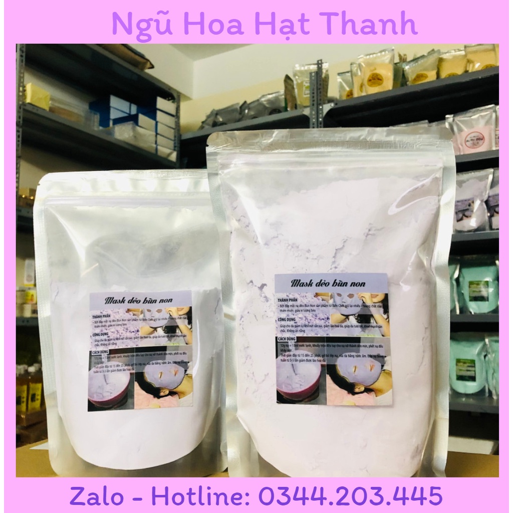 Mặt nạ mask dẻo bùn non Handmade gói 500g