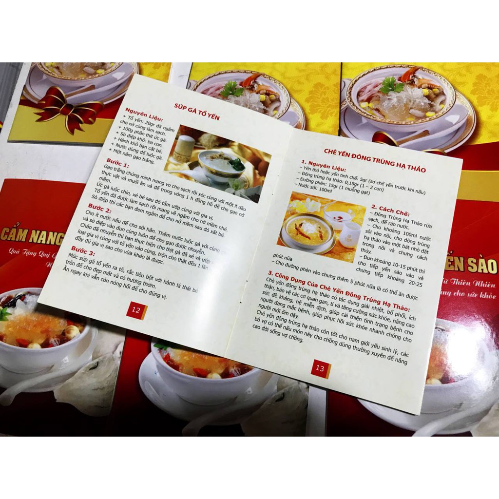 10 CUỐN CẨM NANG YẾN SÀO 16 TRANG LUÔN BÌA | BigBuy360 - bigbuy360.vn