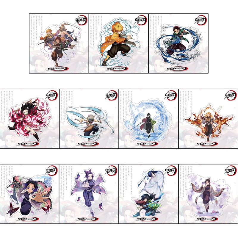 Mô Hình Nhân Vật Anime Demon Slayer Kimetsu No Yaiba Kamado Tanjirou Nezuko Kanawo Zenitsu Inosuke Giyuu