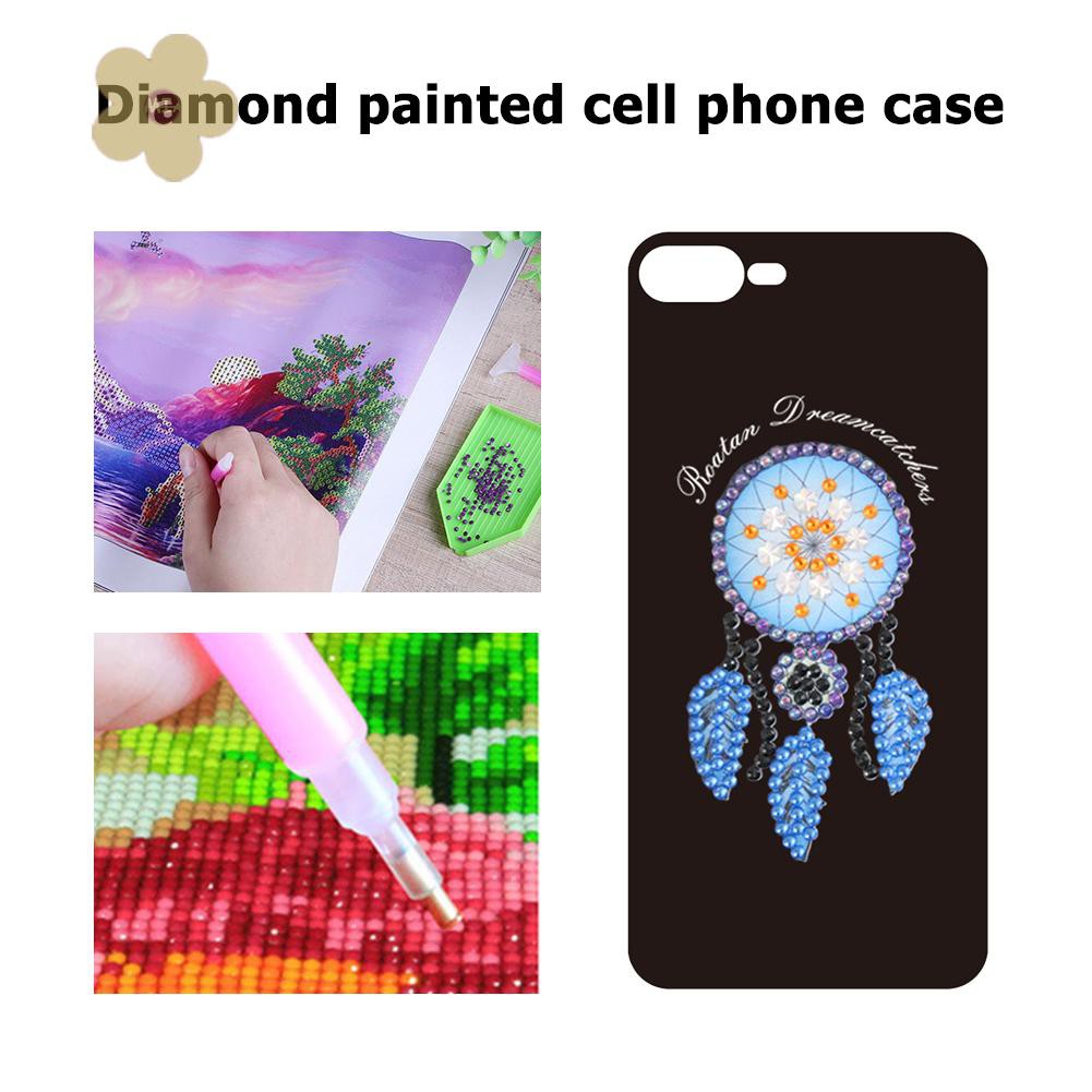 MIAON DIY Diamond Painting Phone Case for iPhone 7 Plus/8 Plus Rhinestone Cover bts