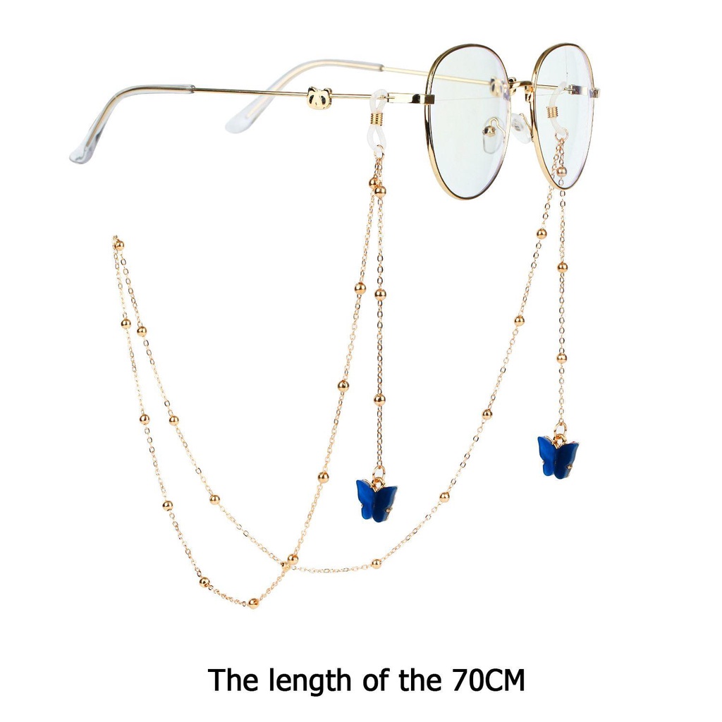 Vòng cổ Kim Loại Thời Trang|Kính Đọc Sách Đính Hạt