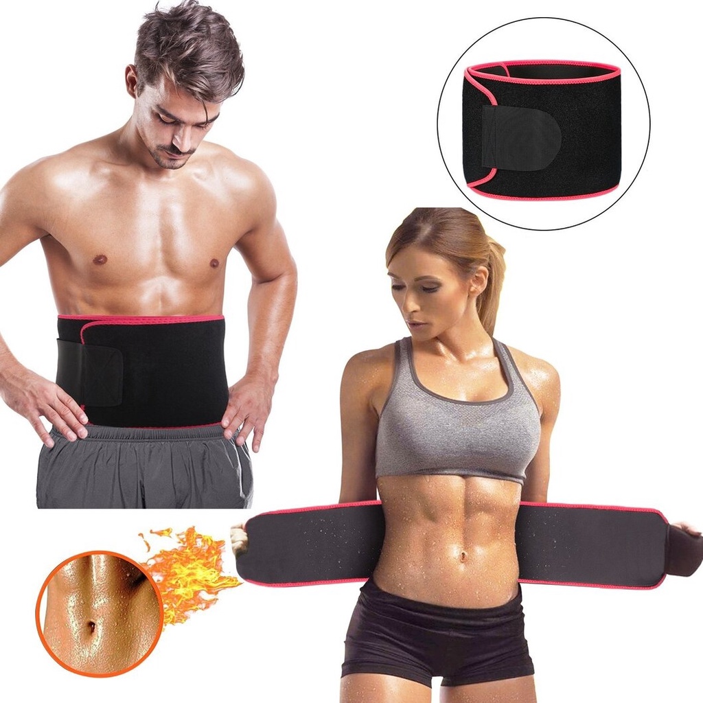 Đai nịt quấn bụng cuốn eo hông đùi mông bắp chân ủ nóng sinh biến nhiệt tan mỡ giảm cân mỡ béo tập gym thể dục chạy bộ