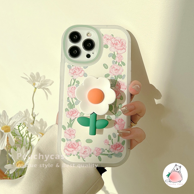 Ốp Điện Thoại TPU Mềm Chống Bụi Hình Hoa Hồng 3D Cho iPhone 13 Mini 12 Pro Max 11 Xr Xs Max X 7 8 Plus 12Mini