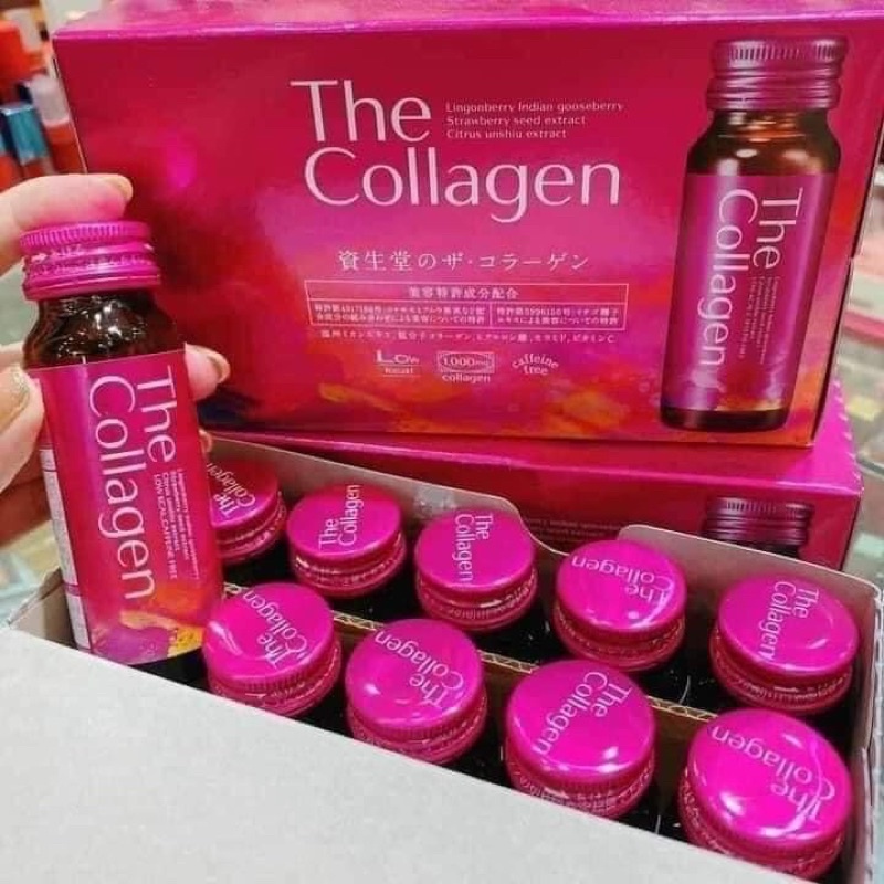Nước The collagen shiseido dạng nước uống hộp 10 lọ 50ml