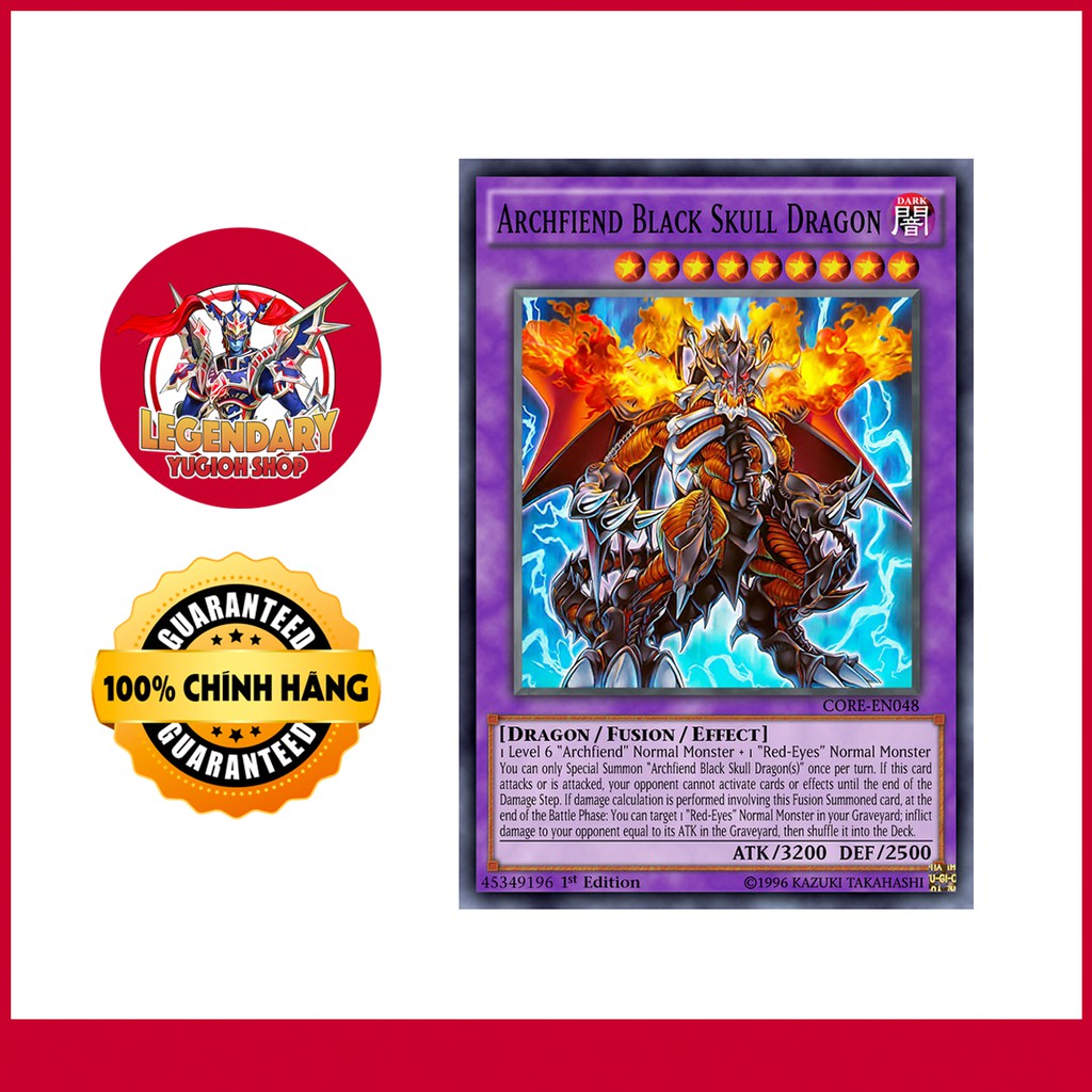 Archfiend Black Skull Dragon