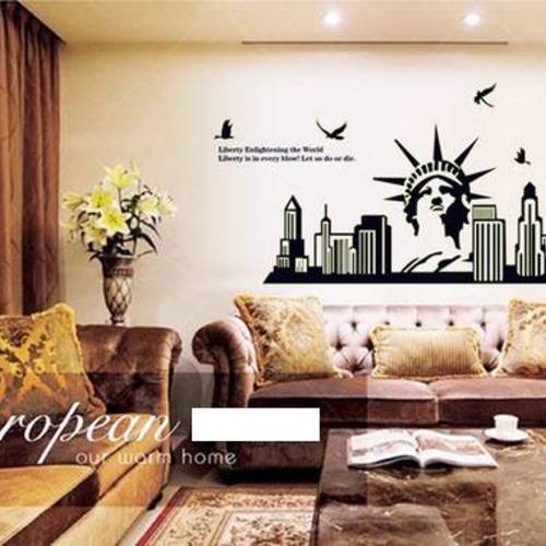 (Freeship 50k) Decal dán tường Dạ quang New York dán trang trí phòng ngủ tại Hồ Chí Minh