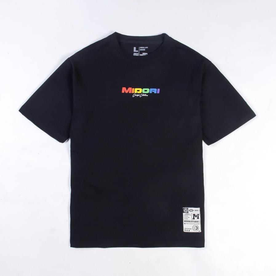 Áo phông unisex Nam Nữ thun tay lỡ Form Rộng In Nổi 7 Màu Local Brand Midori