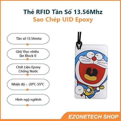 Thẻ Từ Ghi Đọc Nhiều Lần Tần Số 13,56Mhz Dạng Móc Khóa Epoxy Chống Nước Hình Ngộ Nghĩnh- EZoneTech