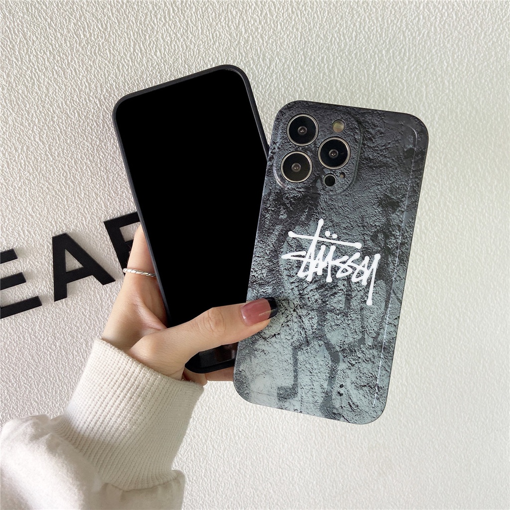 Ốp Điện Thoại Nhựa Cứng In Hình STUSSY Cho iPhone15 14 13 12 Mini 11 PRO MAX 6 / 6s 7 / 8plus SE2 X / XS XR XSMAX #Hg4761