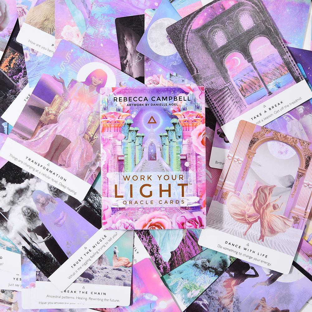 Bộ Bài Bói Work Your Light Oracle Tarot Cao Cấp