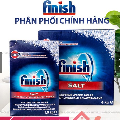 Muối Rửa Bát Finish 4kg/1.5kg