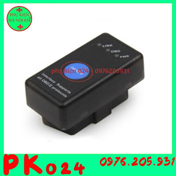 Đầu Độc Lỗi Mini OBD2 Bluetooth 4.0 Có Công Tắc Nguồn Phiên Bản Quét Mã QR Cao Cấp V06H4K-1