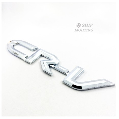 Logo xe Honda Chữ CRV dán sau đuôi cốp xe nhựa mạ crom