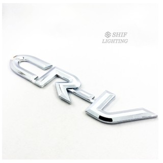 Logo xe Honda Chữ CRV dán sau đuôi cốp xe nhựa mạ crom