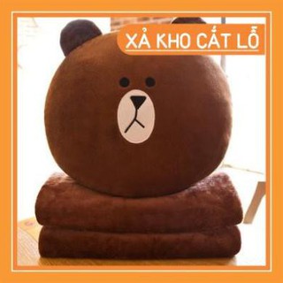 [XẢ KHO] Chăn Gối Mềm Totoro Văn Phòng (CÓ ẢNH THẬT)