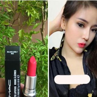 💄Son Mac Relentlessly Red đỏ hồng san hô