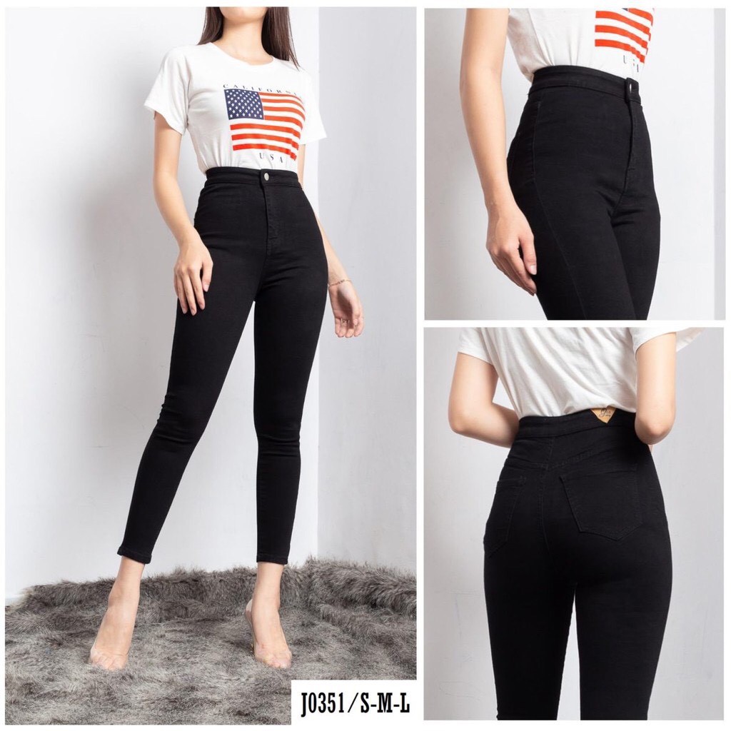 [BÁN SỈ] Quần Bò Nữ/Quần Jean Nữ Ôm Màu Đen Siêu Hách Dáng_Đi Học Đi Chơi Đều Năng Động | BigBuy360 - bigbuy360.vn