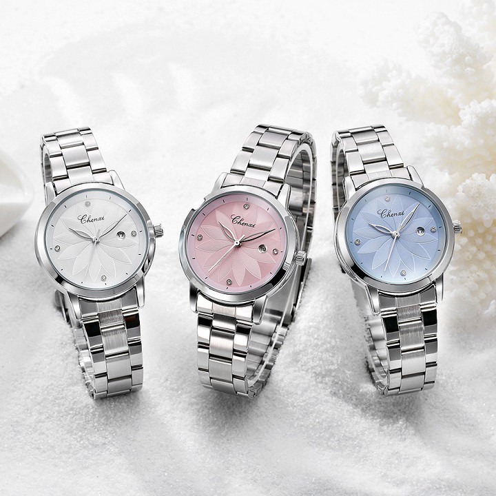 Đồng Hồ Nữ Chenxi Mặt Hoa Sang Chảnh Phong Cách Hàn Quốc Sang Trọng Đẳng Cấp | BigBuy360 - bigbuy360.vn