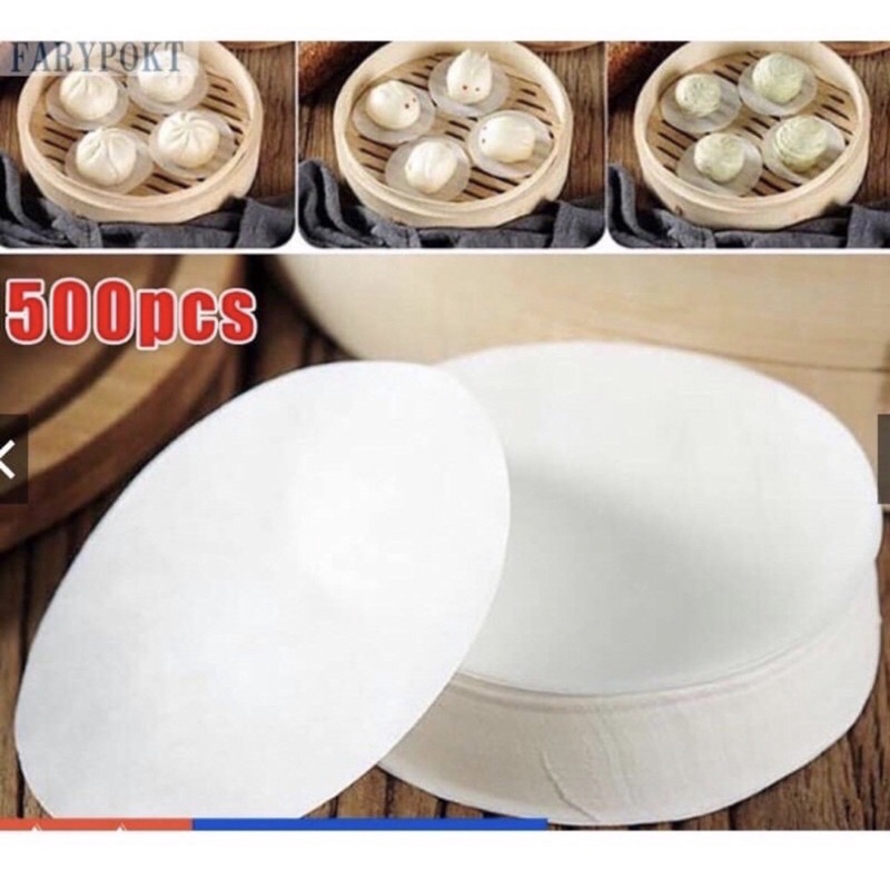 Giấy nến lót bánh bao, dimsum 500 tờ