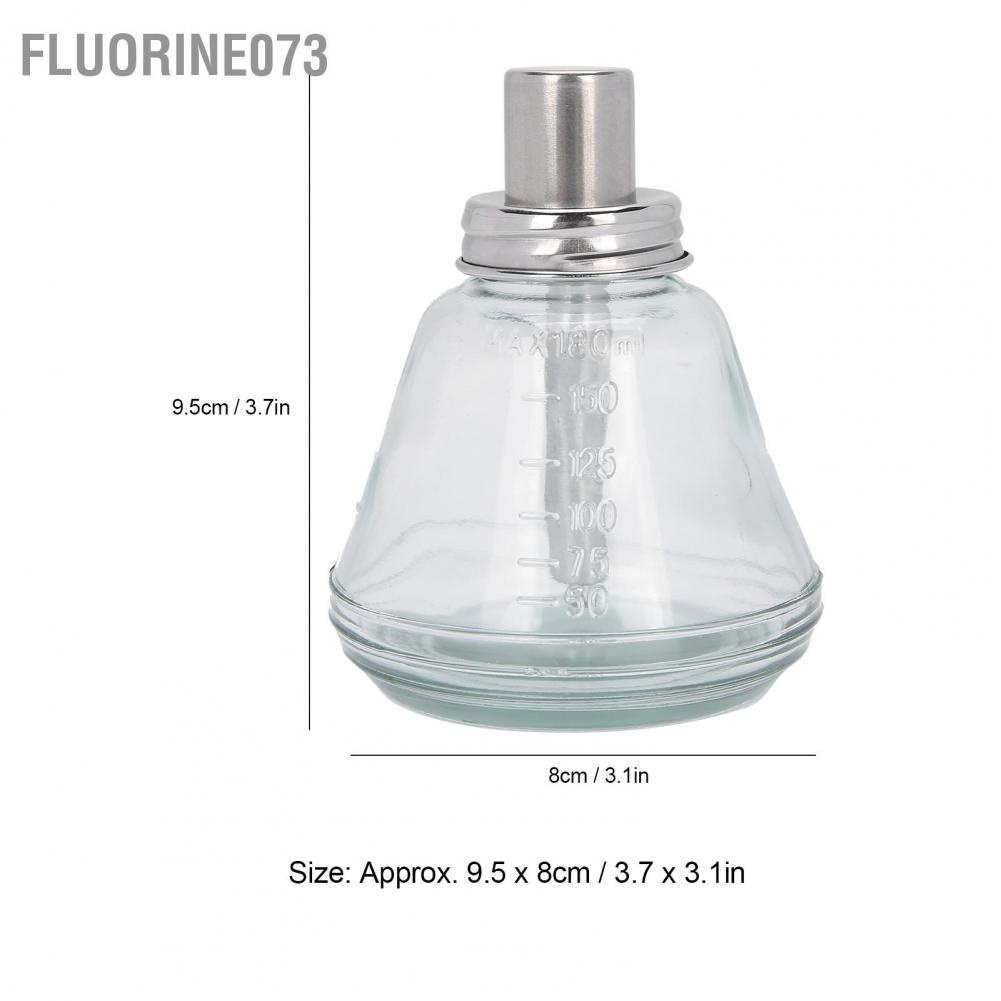 [Hàng mới về] Bình phân bổ dung dịch kèm nắp đậy Fluorine073 180ml (lõi nhôm)