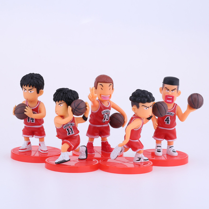 Set 5 Mô Hình Đồ Chơi Nhân Vật Trong Phim Hoạt Hình "Slam Dunk"