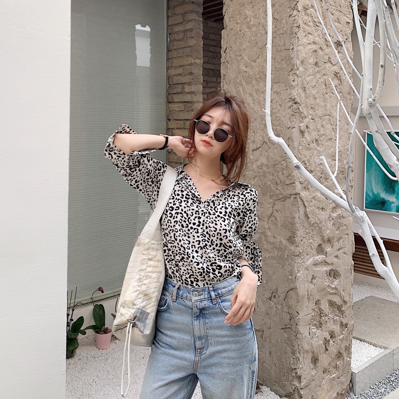 Sơ mi beo trắng mới | 11 HIN