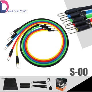 Bộ Dây Ngũ Sắc Tập Thể Hình Đa Năng- Bản Tiêu Chuẩn S00 DELI - Bảo Hành 1 Đổi 1Trong Vòng 7 Ngày