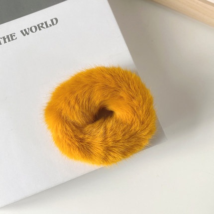 Dây buộc tóc trang trí thỏ nhồi bông xinh xắn cho nữ