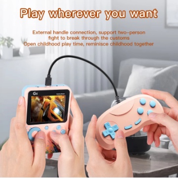 Máy Chơi Game Cổ ĐiểN CầM Tay 500 Trong 1 2 Player G5 Gameboy KèM Phụ KiệN