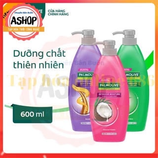 Dầu Gội Có Xả Pamolive kết hợp oliu,nha đam,dừa 600ml chính hãng