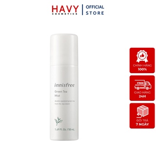 Xịt Khoáng Tinh Chất Trà Xanh Innisfree Green Tea Mist 50ml mẫu mới