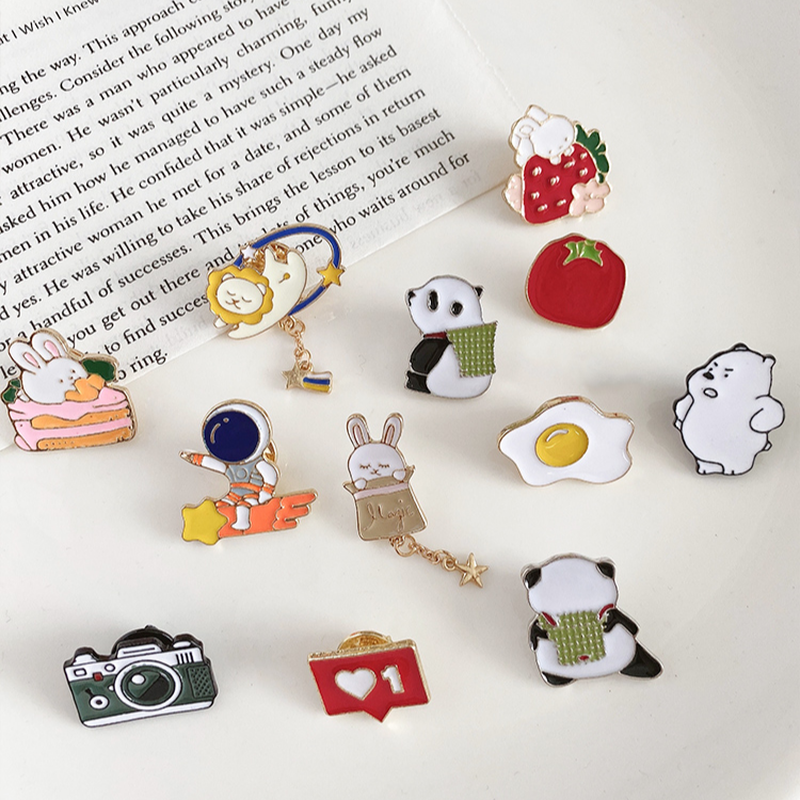 Ghim Cài Áo Hình Hoạt Hình Đáng Yêu