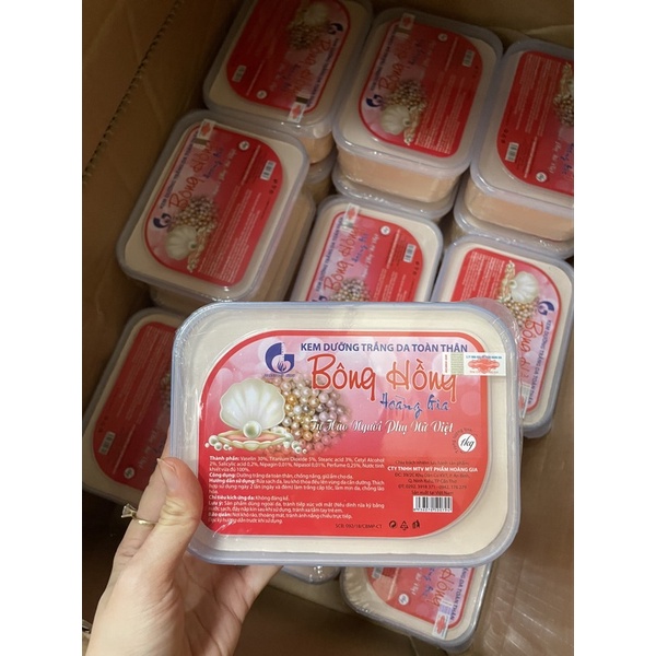 (Sỉ) Kem dưỡng trắng toàn thân Bông hồng Hoàng Gia 1 kg
