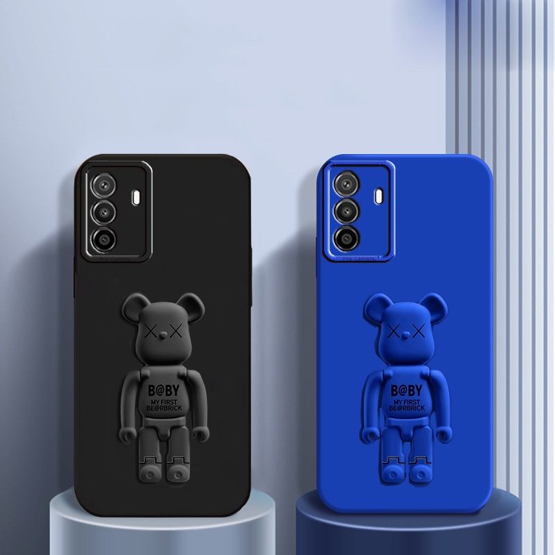 Ốp Điện Thoại Có Giá Đỡ Hình Gấu Cho Huawei Nova Y70 Plus Enjoy 50 Nova 3i 5T 4e P30 Lite Honor 50 P Smart Plus