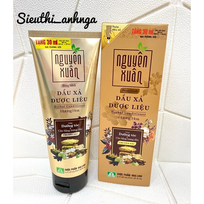 Dầu xả dược liệu Nguyên Xuân 180ml/300ml