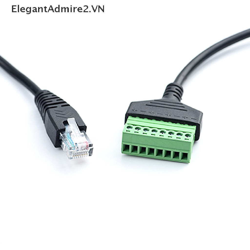 Đầu Chuyển Đổi Rj45 Ethernet Đực Sang 8 AV Pin