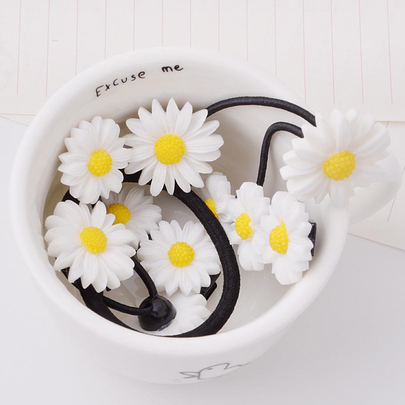 Kẹp tóc kim loại hình hoa xinh xắn cho nữ