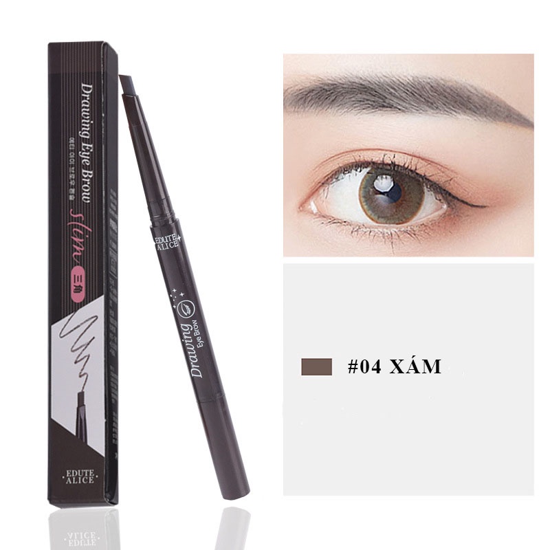 Chì Kẻ Mày 2 Đầu ETUDE ALICE Bền Màu Không Thấm Nước