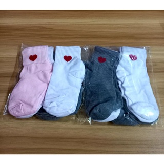 Combo 5 đôi tất nữ cổ tim dày đẹp