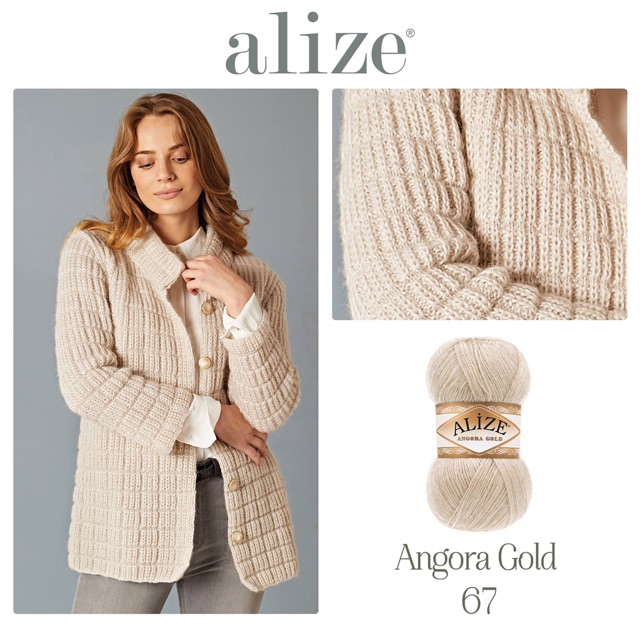 LEN ALIZE ANGORA GOLD (SỢI MOHAIR)