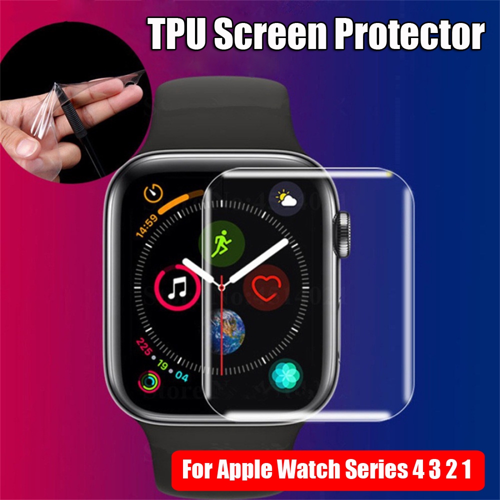 CHINK 3D TPU Hydrogel Protective Film Full Cover Screen Protectors for iWatch Apple Watch Series 4 3 2 1