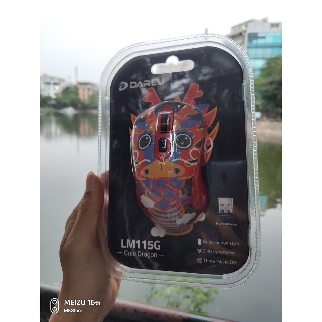 Chuột DAREU LM115G Multi-Color Wireless