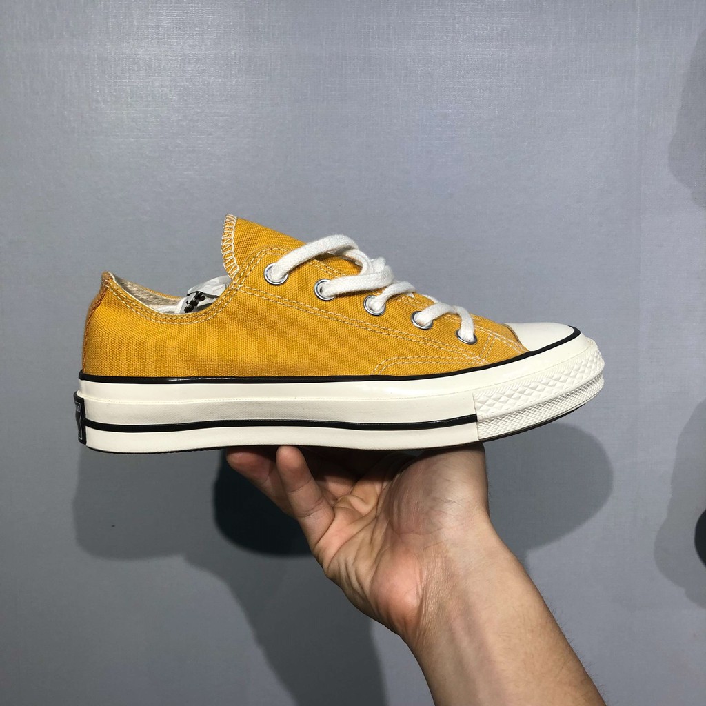 (𝗖𝗵𝗶́𝗻𝗵 𝗵𝗮̃𝗻𝗴 - 𝗙𝗮𝗸𝗲 đ𝗲̂̀𝗻 𝘅𝟭𝟬| M - Waffle) Giày CONVERSE 1970s Sunflower Cổ Thấp - 162063C - Giày full tem - Box ko tem