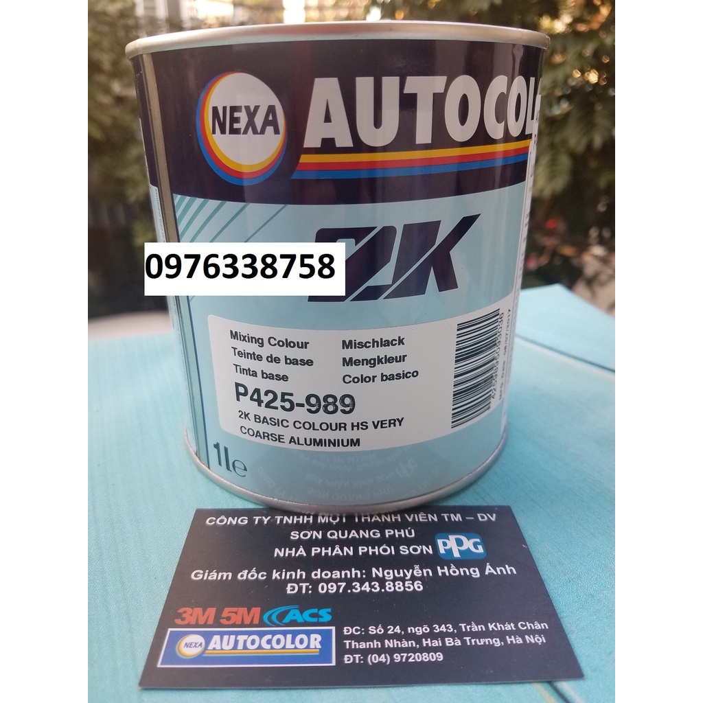 Sơn gốc 2K màu bạc rất thô P425-989 Nexa Autocolor